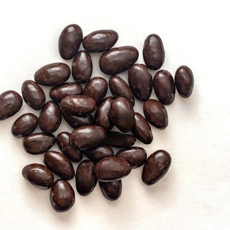 Amandes enrobées de chocolat noir - 5KG