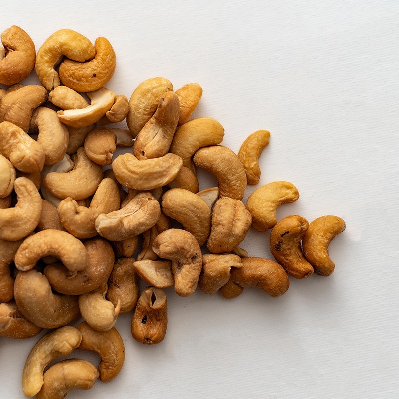 Cashewnoten, geheel, geroosterd en gezout - 10KG