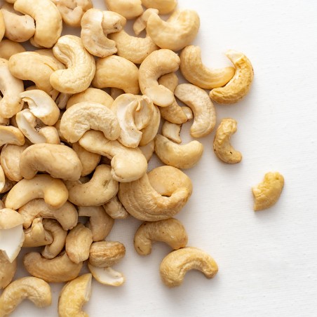 Cashew nuts raw shelled whole - 22,68KG